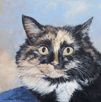 Samantha The Cat Painting